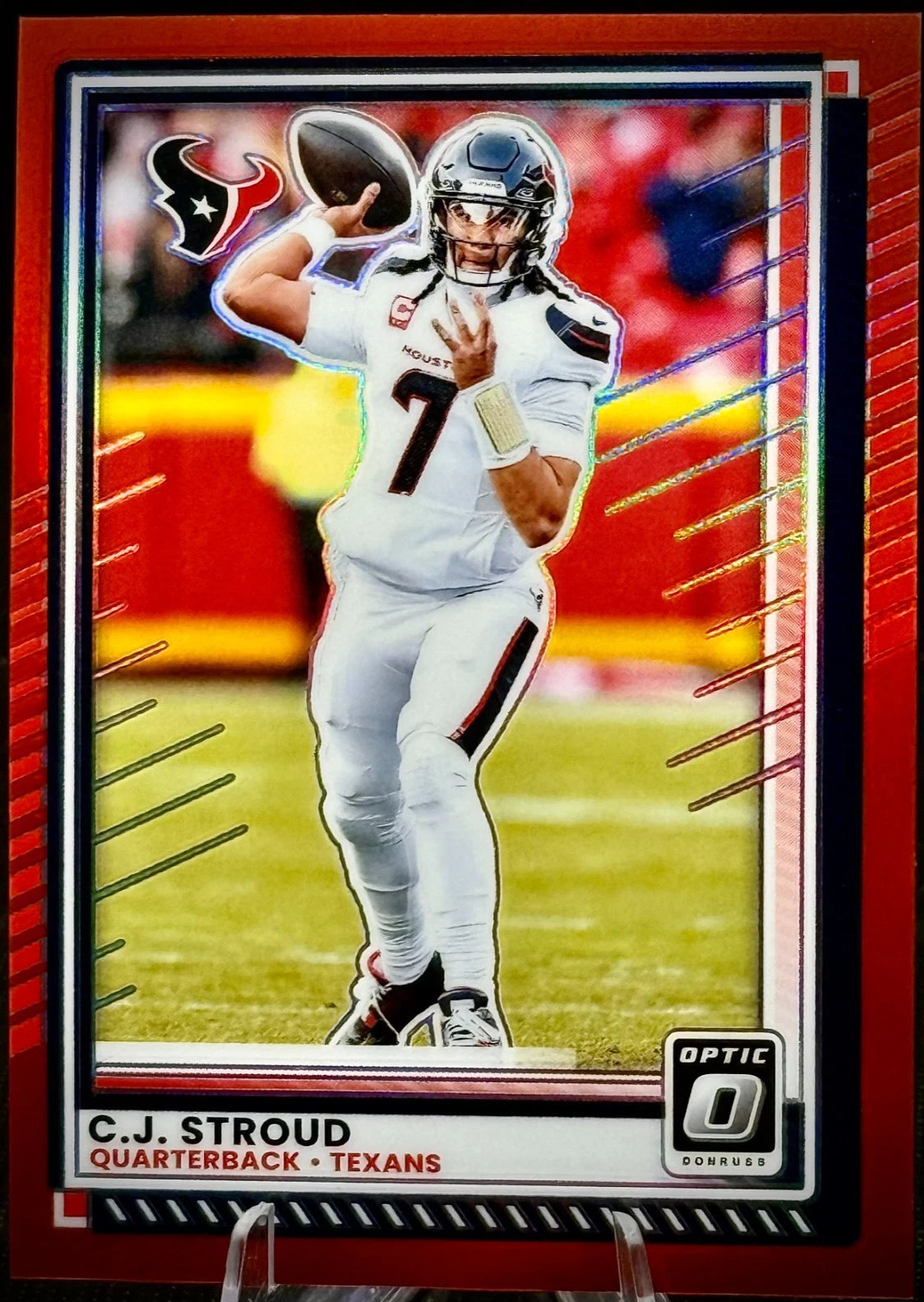 2025 Panini Donruss Optic - CJ Stroud #162 - Red Prizm /149