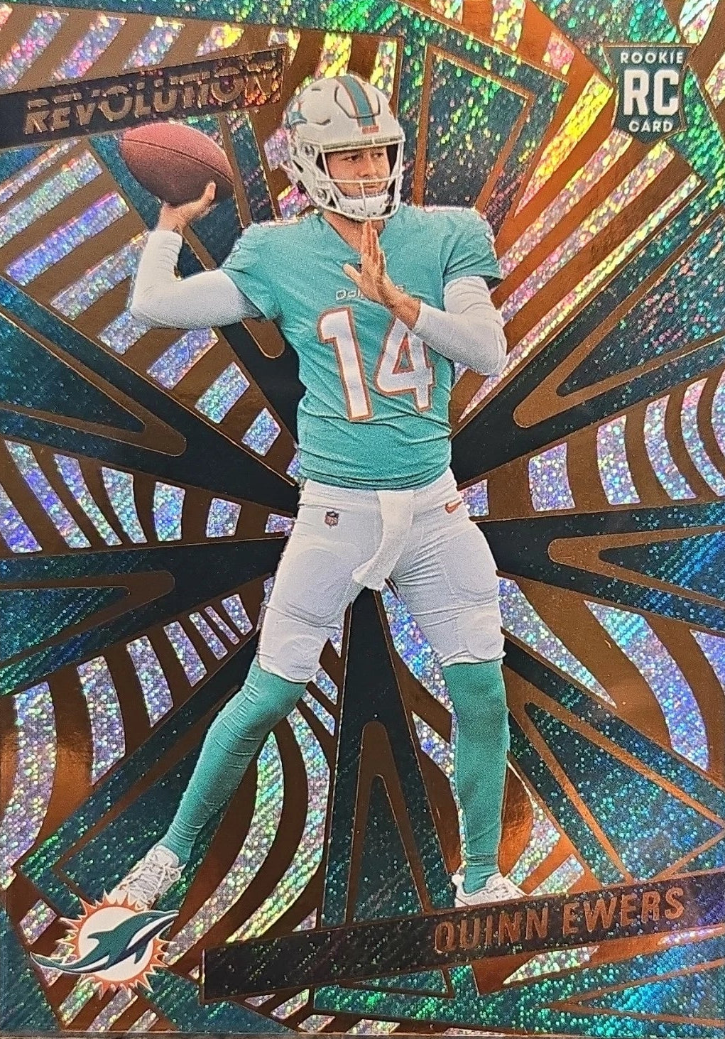Panini 2025 Revolution Quinn Ewers Rookie #235 Miami Dolphins Football Card