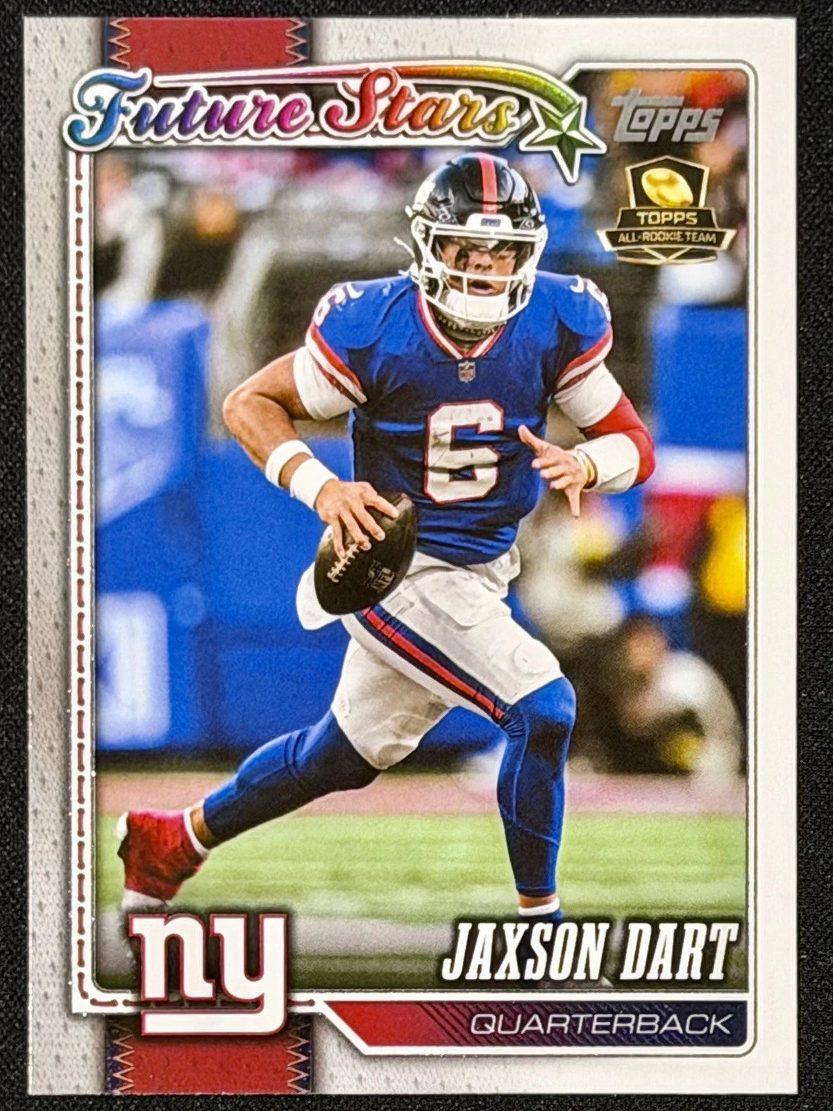 2026 Topps Football Jaxson Dart #266 Future Stars New York Giants