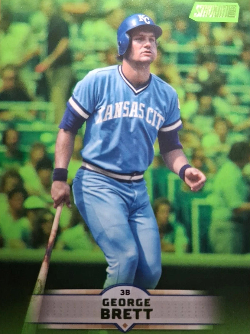 2025 Topps Stadium Club - George Brett #99 Lime Green Foil