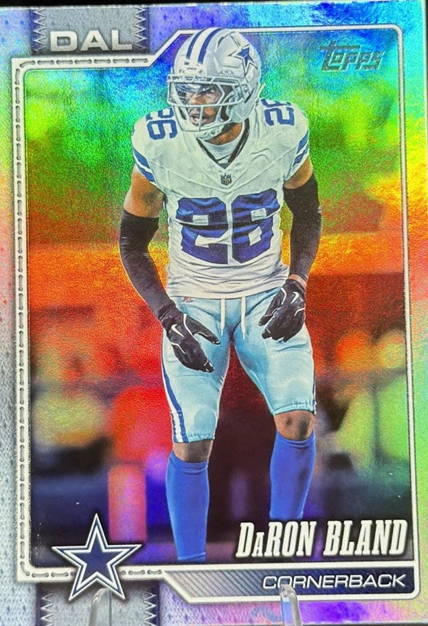 2026 Topps Flagship Football DaRon Bland #218 Rainbow Foil Parallel Cowboys