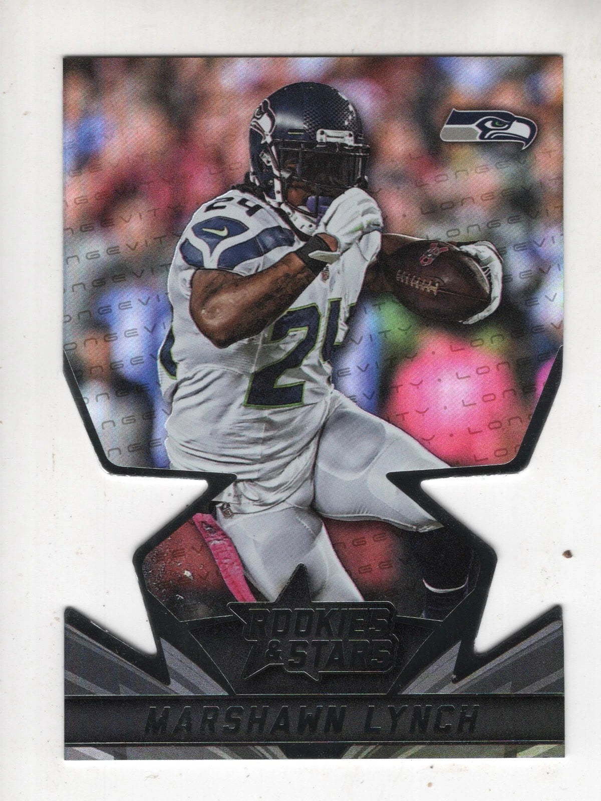 2015 Rookies & Stars Star Studded Longevity Die Cut #21 Marshawn Lynch
