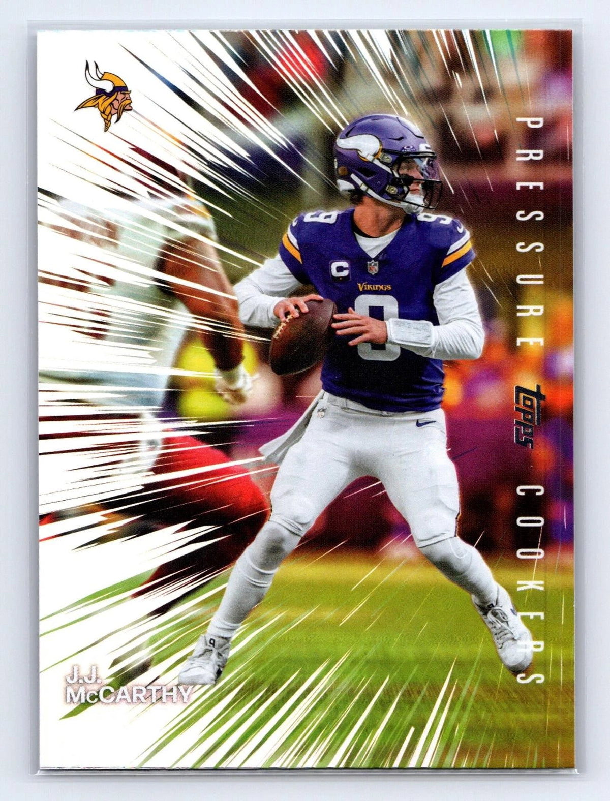 J.J. McCarthy #PC-20 2026 Topps Flagship Pressure Cookers