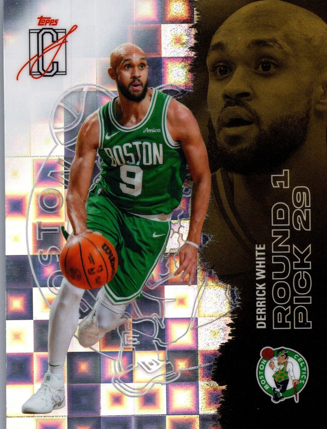 2025-26 Topps Signature Class DERRICK WHITE #98 Chrome Pandora Boston Celtics