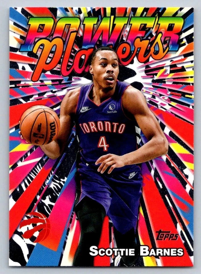 Scottie Barnes 2025-26 Topps Insert Power Players #PP-9 MINT