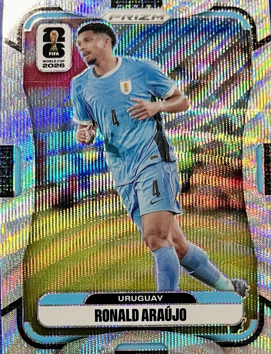 Ronald Araujo 2026 Panini Prizm FIFA World Cup SILVER WAVE #126 URUGUAY