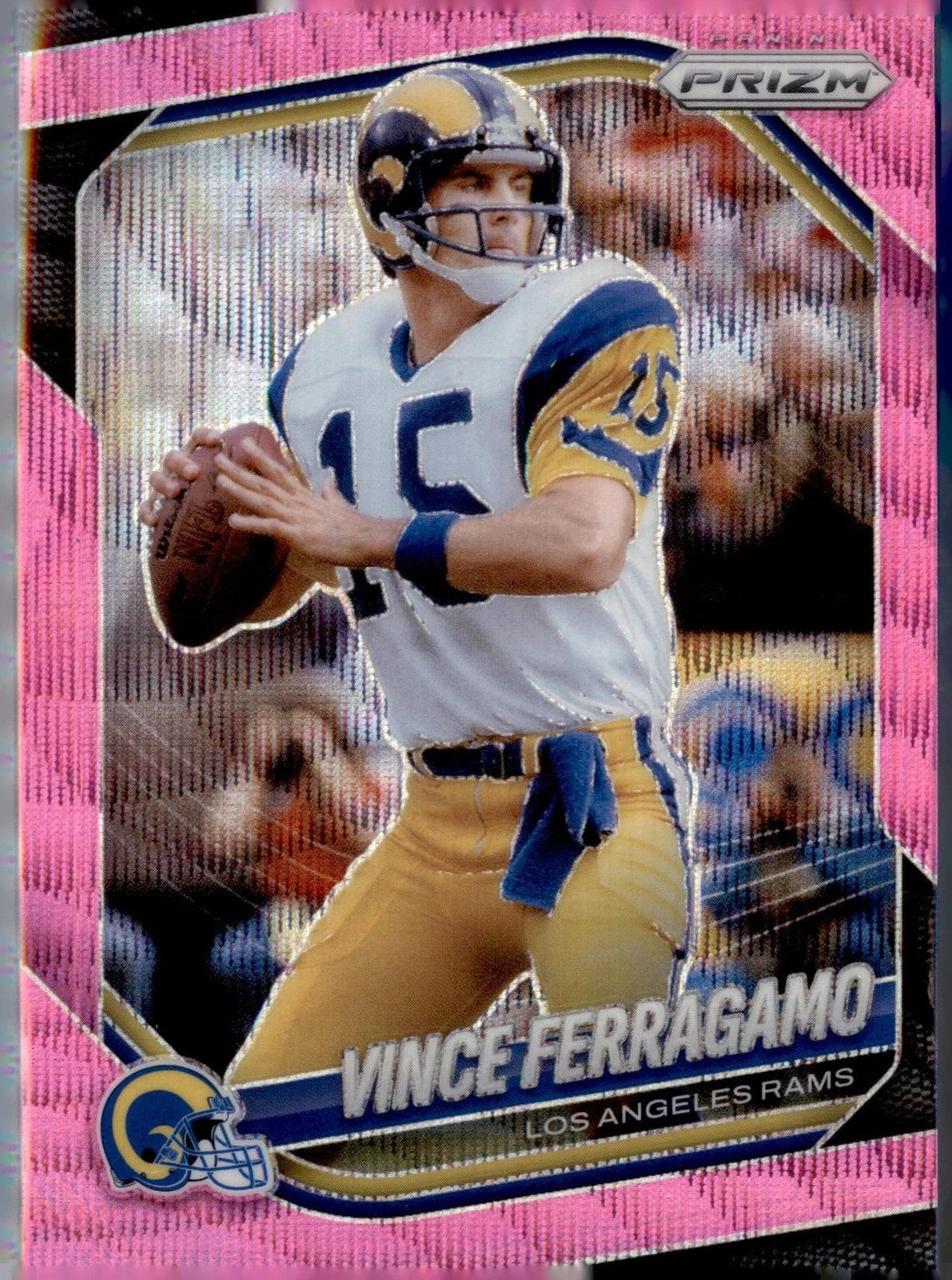 2025 Panini Prizm #240 Vince Ferragamo Pink Wave
