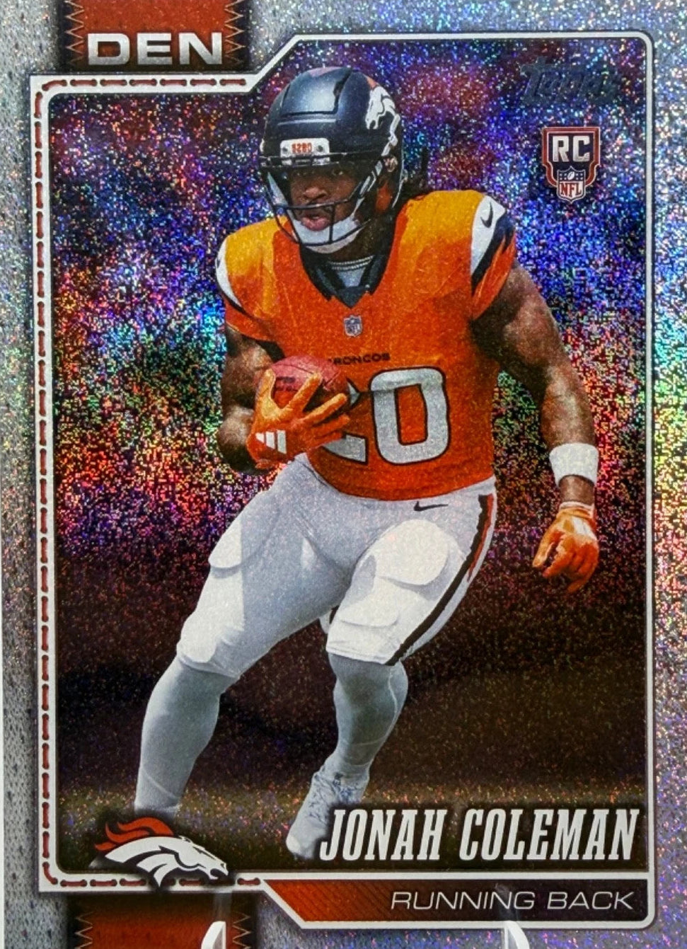 2026 Topps - Rookies Jonah Coleman #312 Sandglitter (RC)