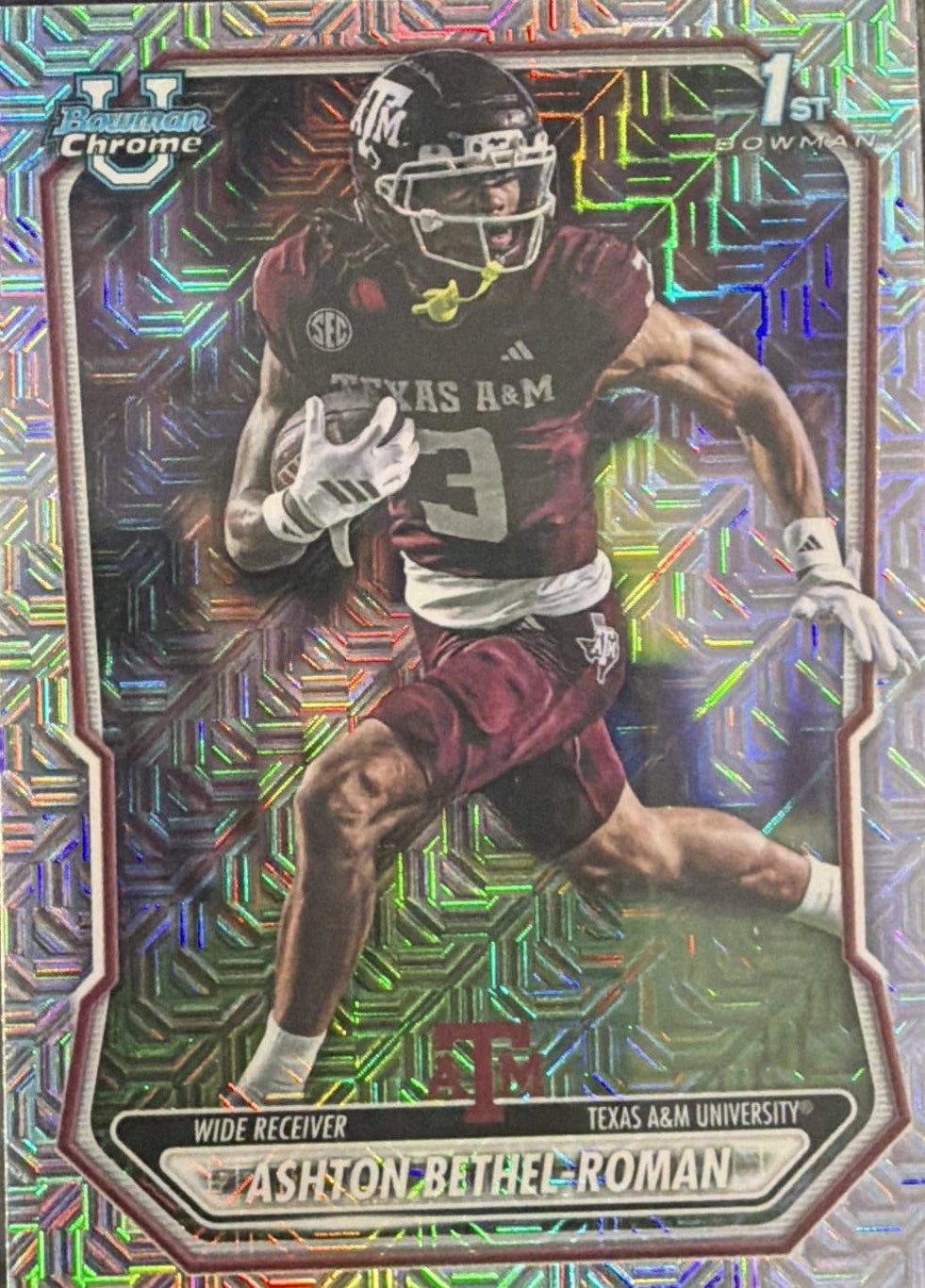 2026 Bowman Chrome U Ashton Bethel-Roman 1st Bowman Mojo #BCP-157