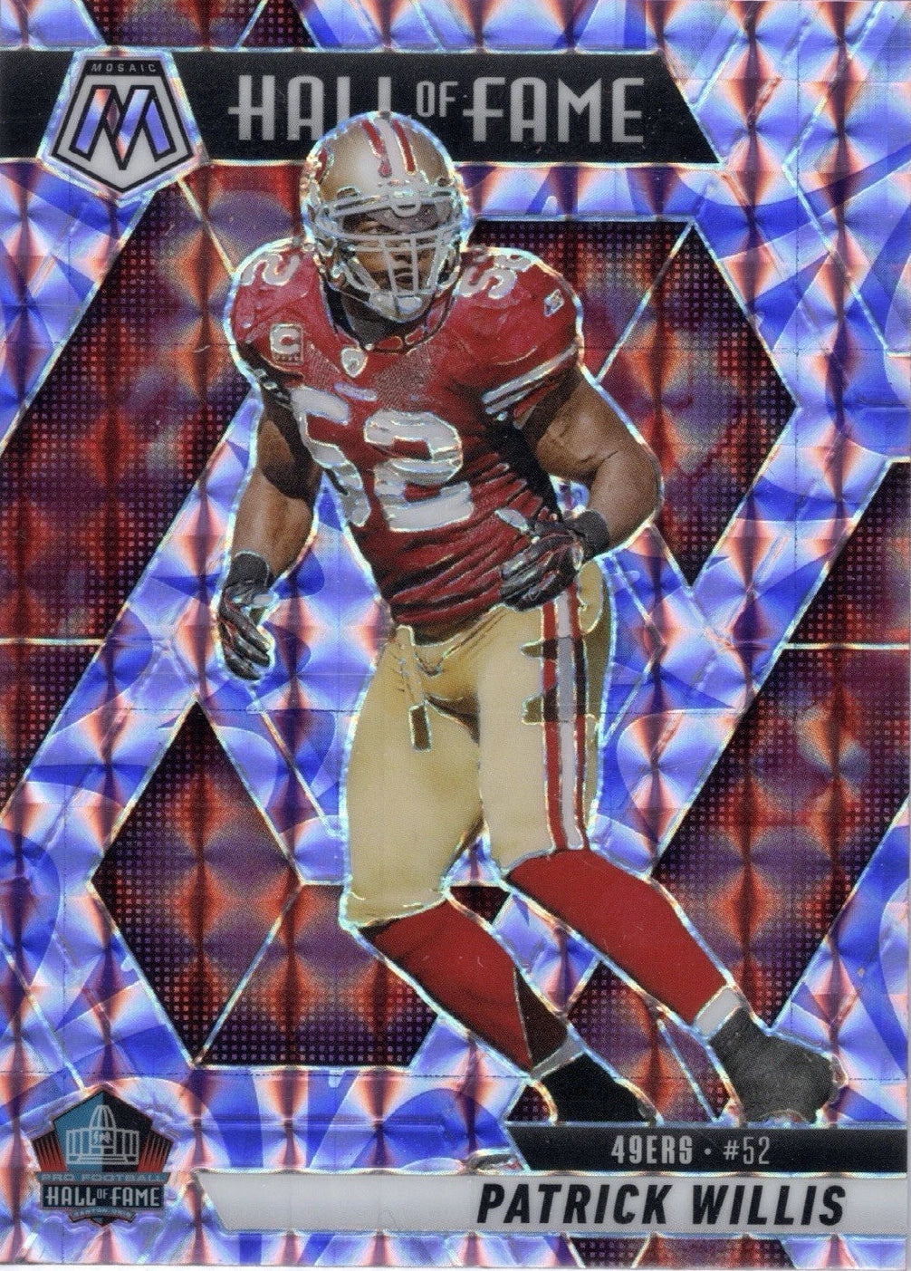 2025 Mosaic Patrick Willis, Hall of Fame- Reactive Purple #299