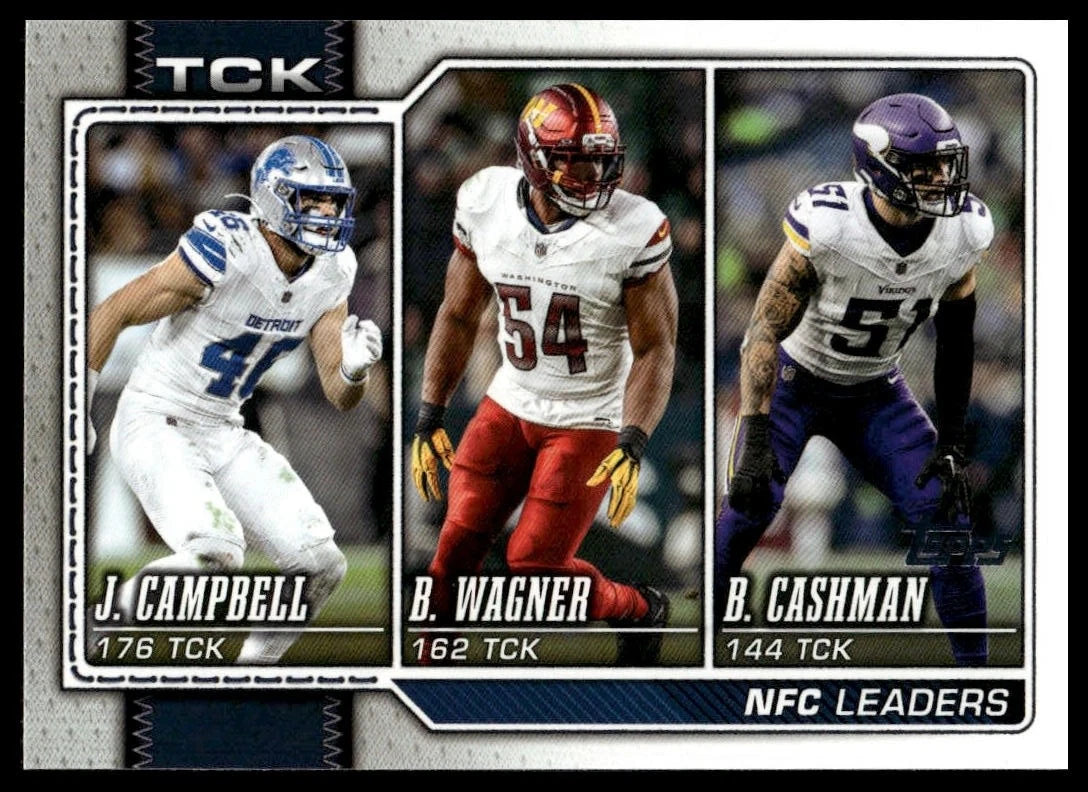 Bobby Wagner/Blake Cashman/Jack Campbell #289 2026 Topps Flagship