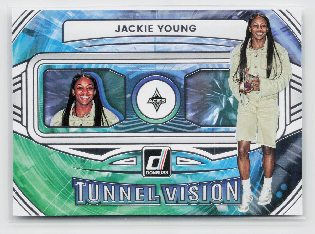 Jackie Young #8 2026 Panini Donruss WNBA Tunnel Vision