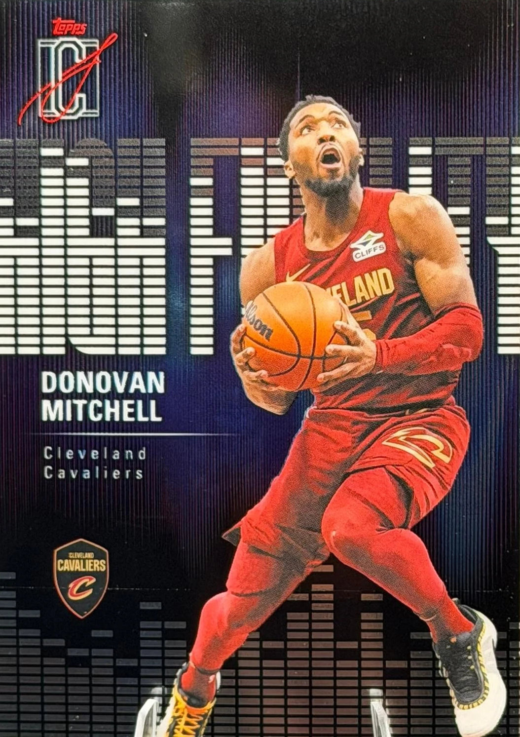 2025-26 Topps Signature Class #HF-25 Donovan Mitchell High Fidelity