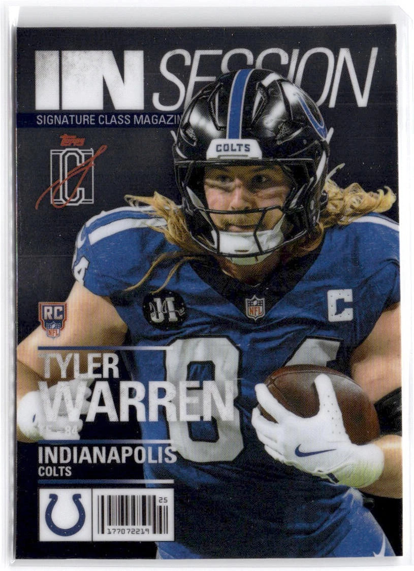 Tyler Warren #IS-9 2025 Topps Signature Class 'In Session'