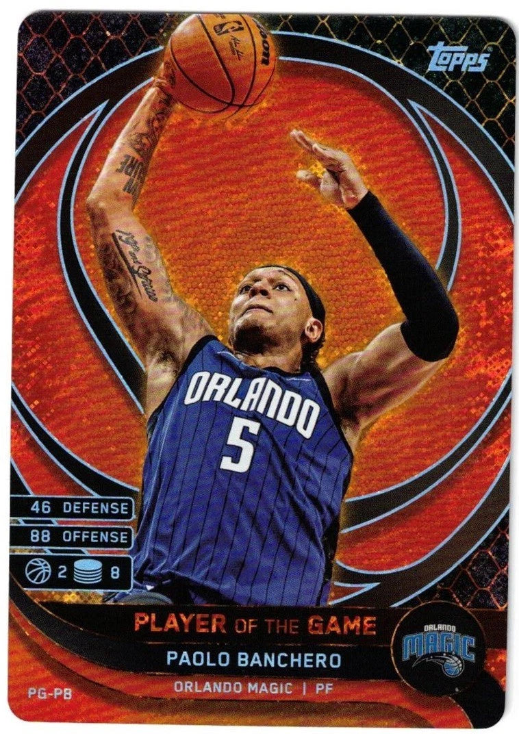 Paolo Banchero #PG-PB 2025 Topps Match Attax Player of the Game