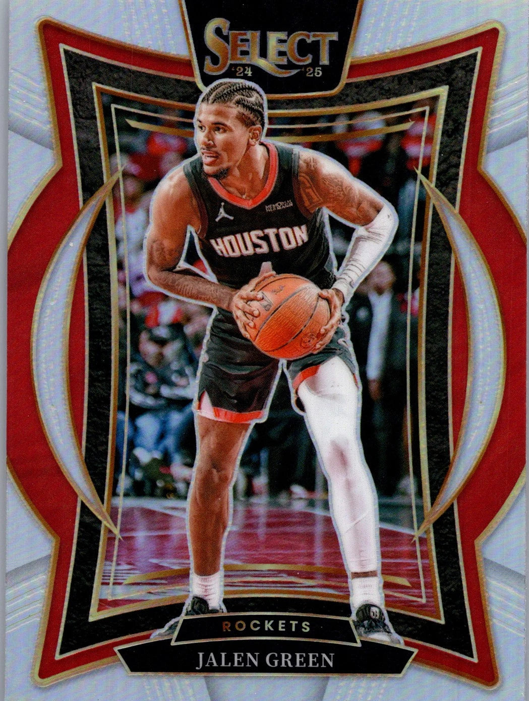 Jalen Green Houston Raywave Rockets 2024-25 Panini Select #47 Silver Prizm
