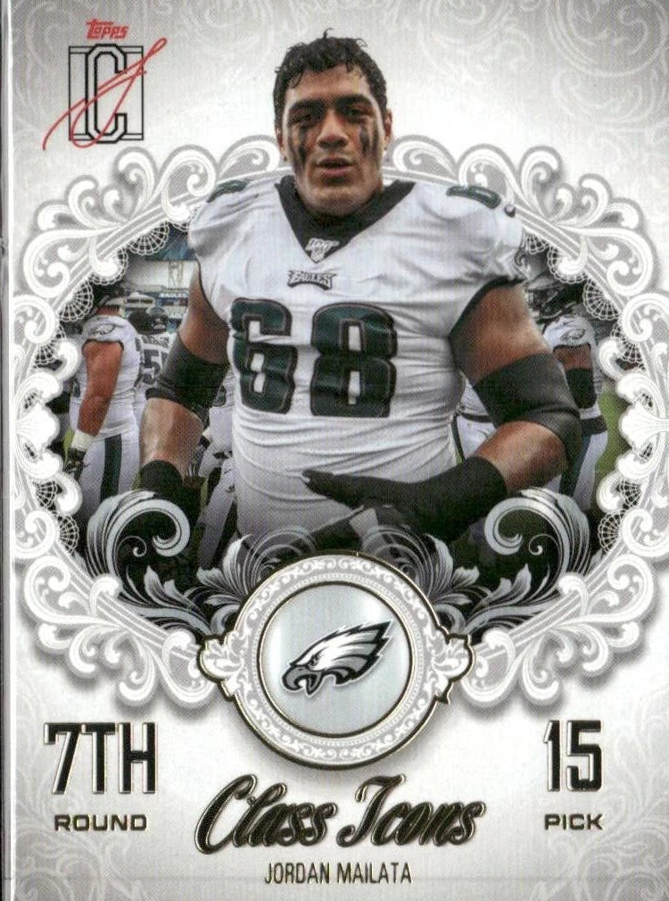 2025 Topps Signature Class #CI-14 Jordan Mailata Class Icons