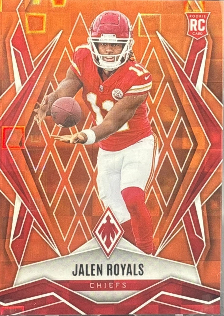 JALEN ROYALS 2025 PANINI PHOENIX ORANGE RC PARALLEL /99 #156