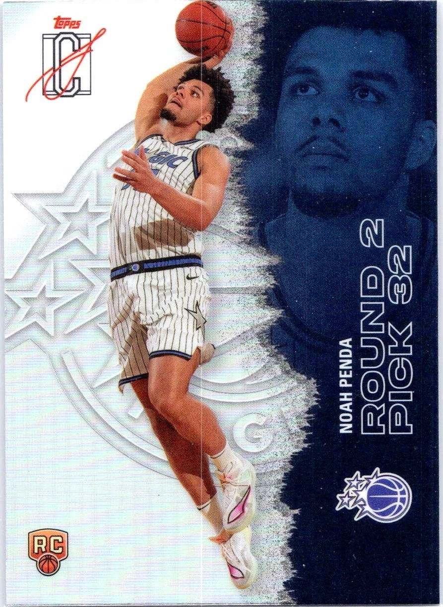 2025-26 Topps Signature Class #125 Noah Penda Chrome Refractor