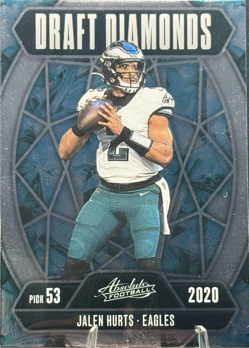 2025 Panini Absolute - Draft Diamonds Jalen Hurts #DD-JHS