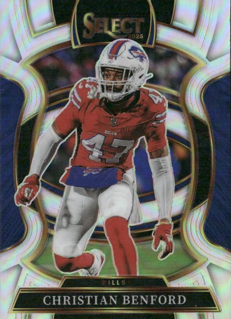 2025 Panini Select #84 Christian Benford Silver Prizm