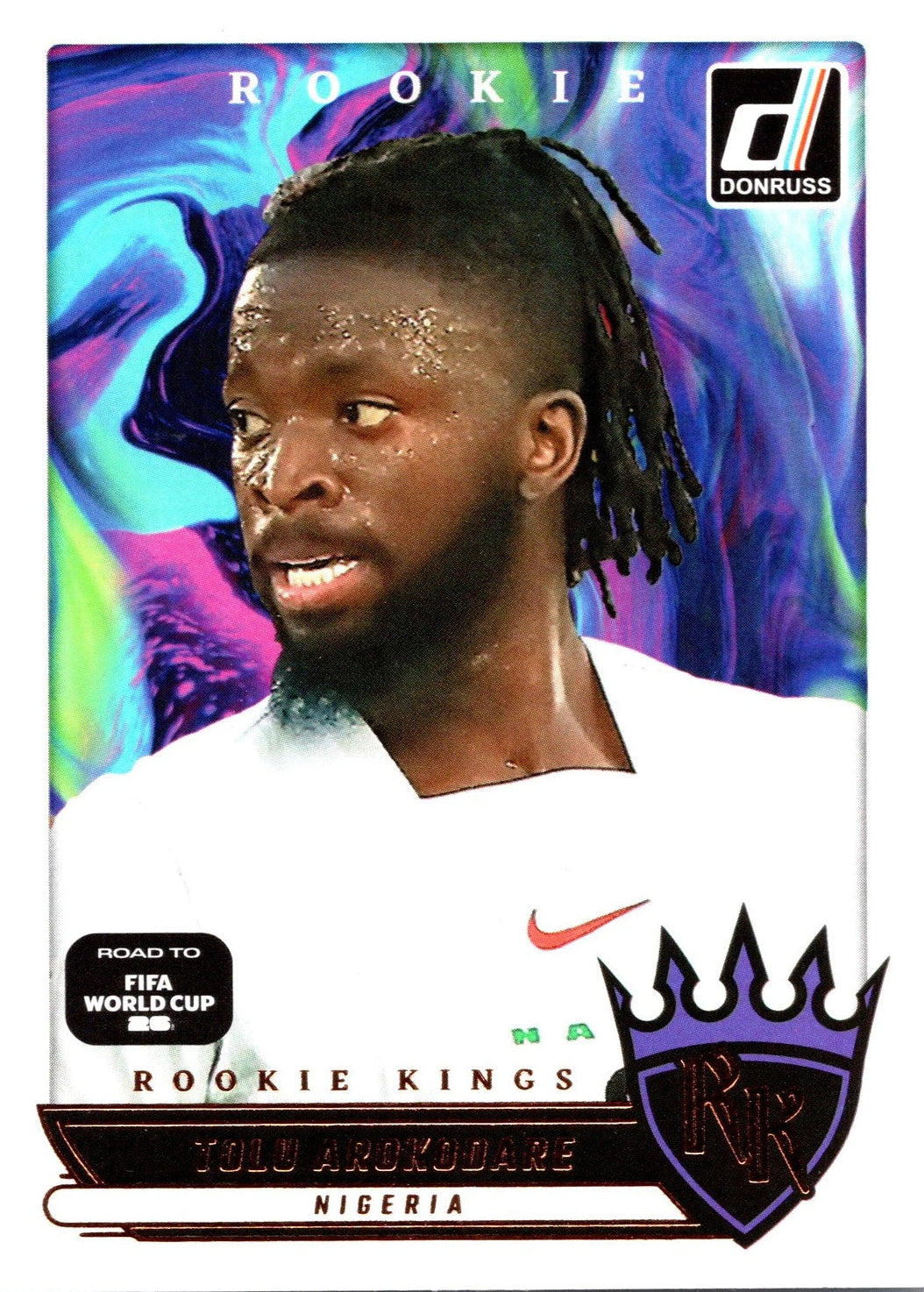 2025-26 Donruss Road to FIFA World Cup #8 Tolu Arokodare Rookie Kings