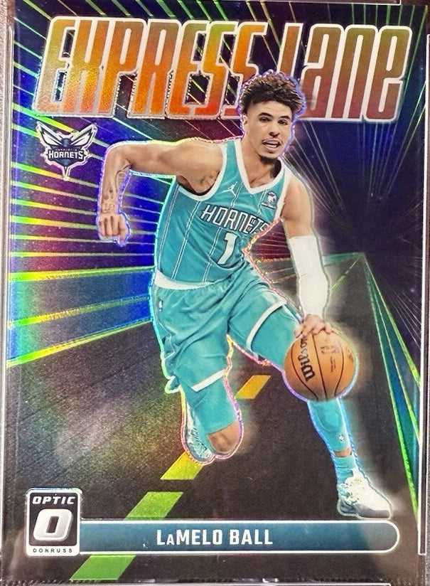 23-24 Donruss Optic #6 Lamelo Ball Express Lane Lime Green /149