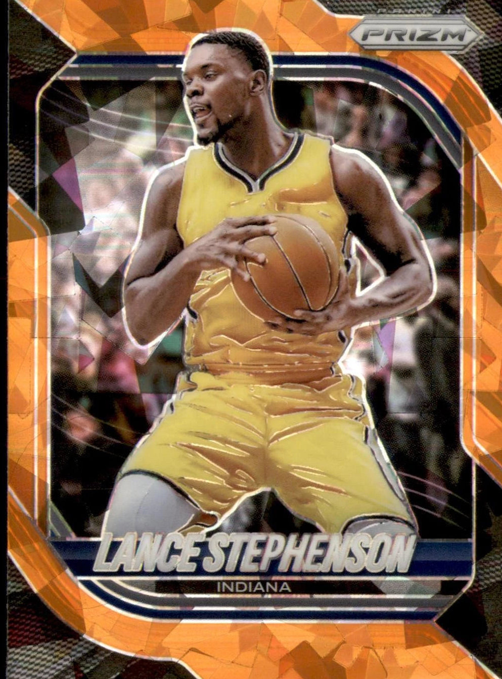 Lance Stephenson 2025-26 Panini Prizm Orange Cracked Ice #192