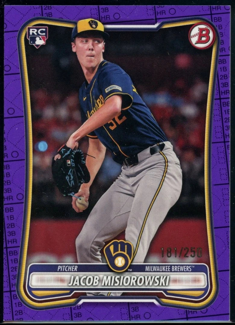 2026 Bowman - Jacob Misiorowski #35 Purple /250 (RC)