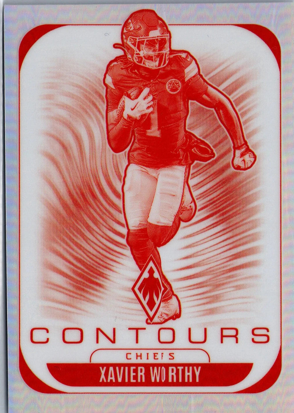 2025 Panini Phoenix Contours Xavier Worthy #16