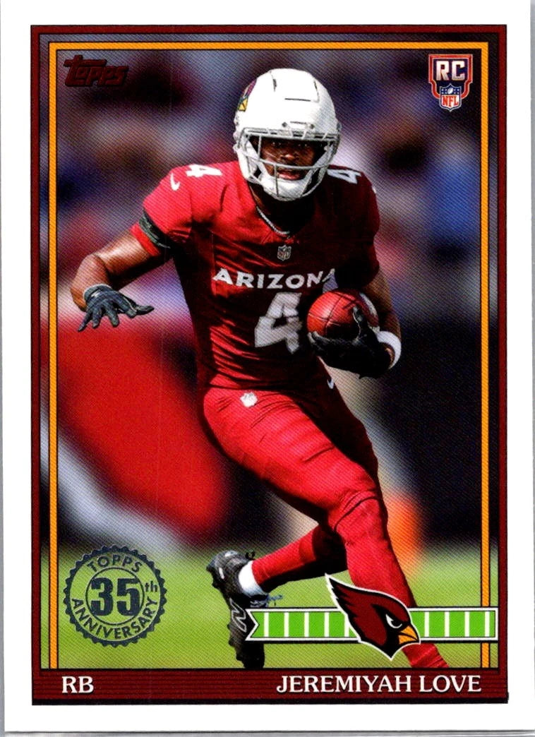 Jeremiyah Love 2026 Topps 1991 Football 35th Anniversary RC