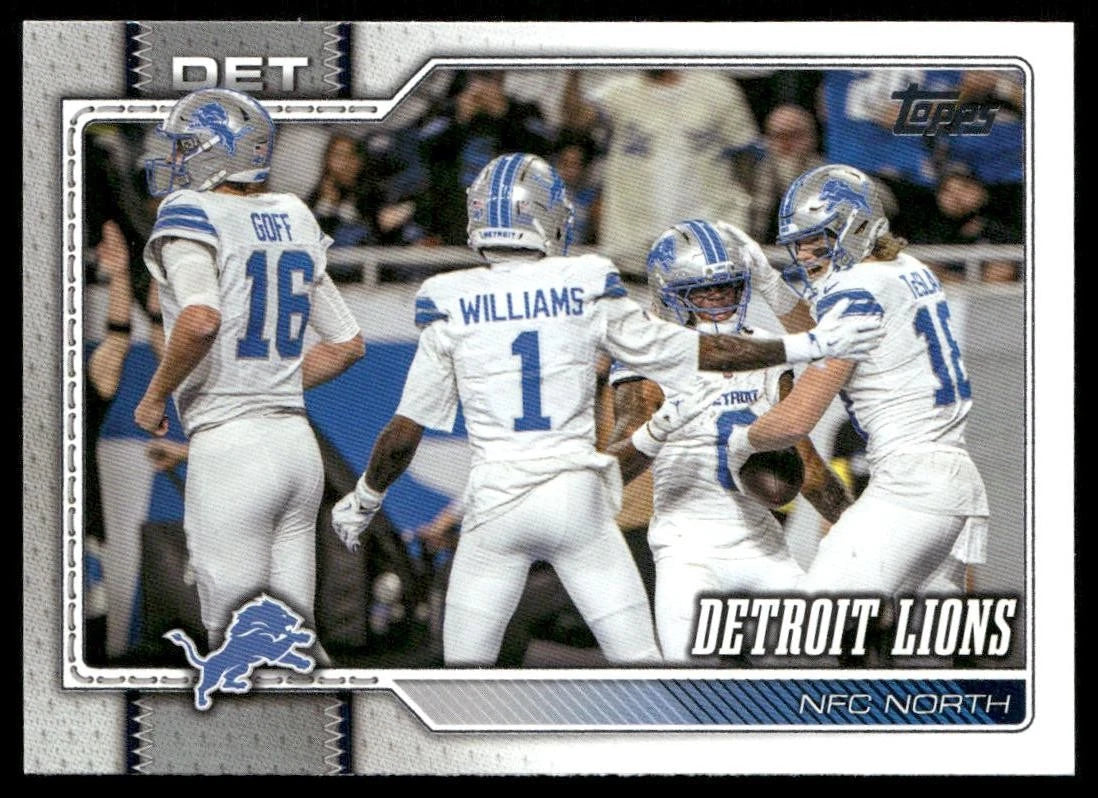 Detroit Lions #273 2026 Topps Flagship
