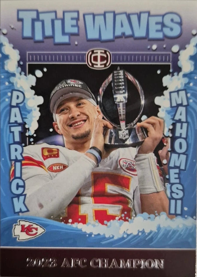 2025 Panini Icon Collections Mahomes Patrick II #TW-5 Title Waves Chiefs