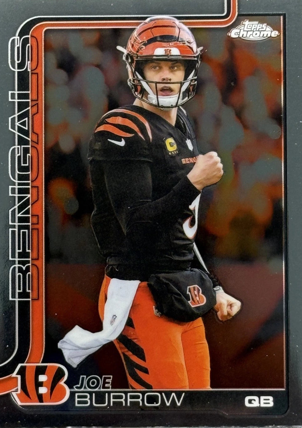 Joe Burrow 2025 Topps Chrome #61 Cincinnati Bengals