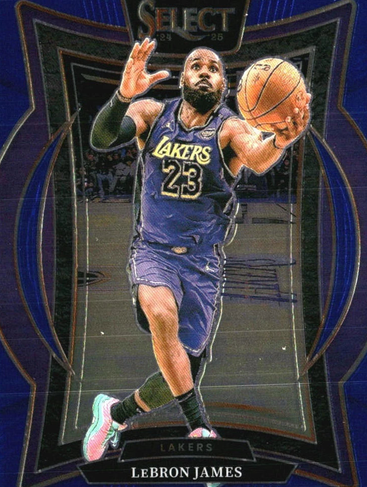2024-25 Panini Select LeBron James #54 Blue (Retail) Los Angeles Lakers