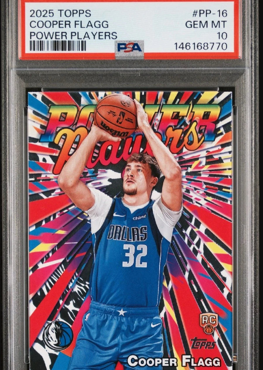2025-26 Topps Cooper Flagg Power Players Rookie RC #PP-16 PSA 10 Gem Mint
