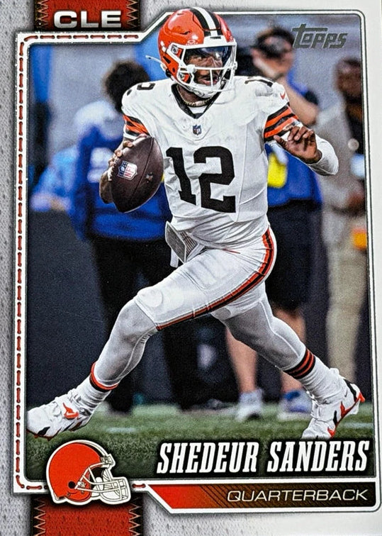 Topps 2026 Shedeur Sanders #216 Cleveland Browns NFL Trading Card