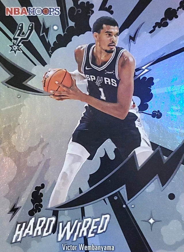 Topps 2025-26 NBA Hoops Hardwired Insert Victor Wembanyama Spurs HW-6