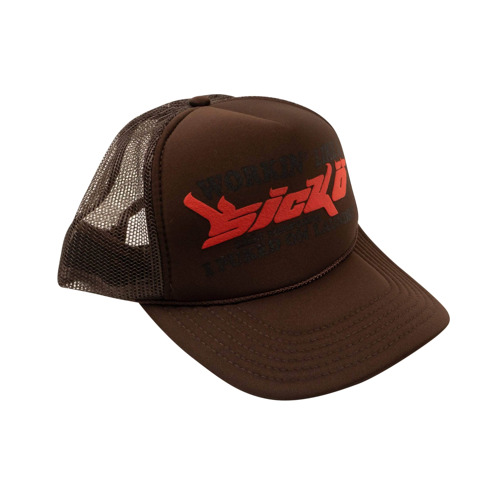 Sicko Laundry Trucker Hat Brown