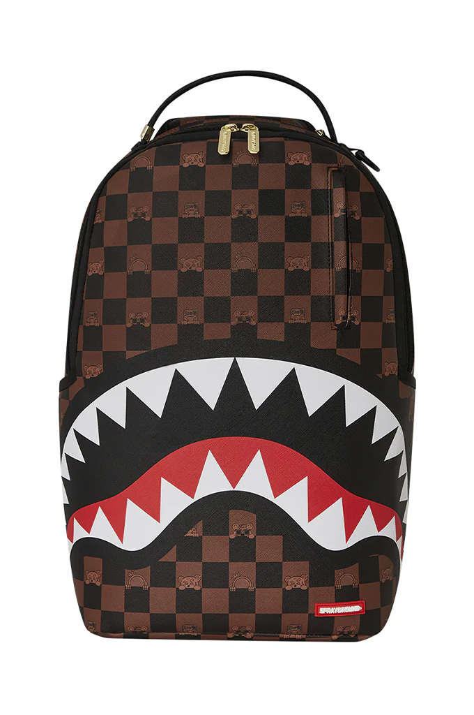 Sprayground Peeking Character Check Backpack