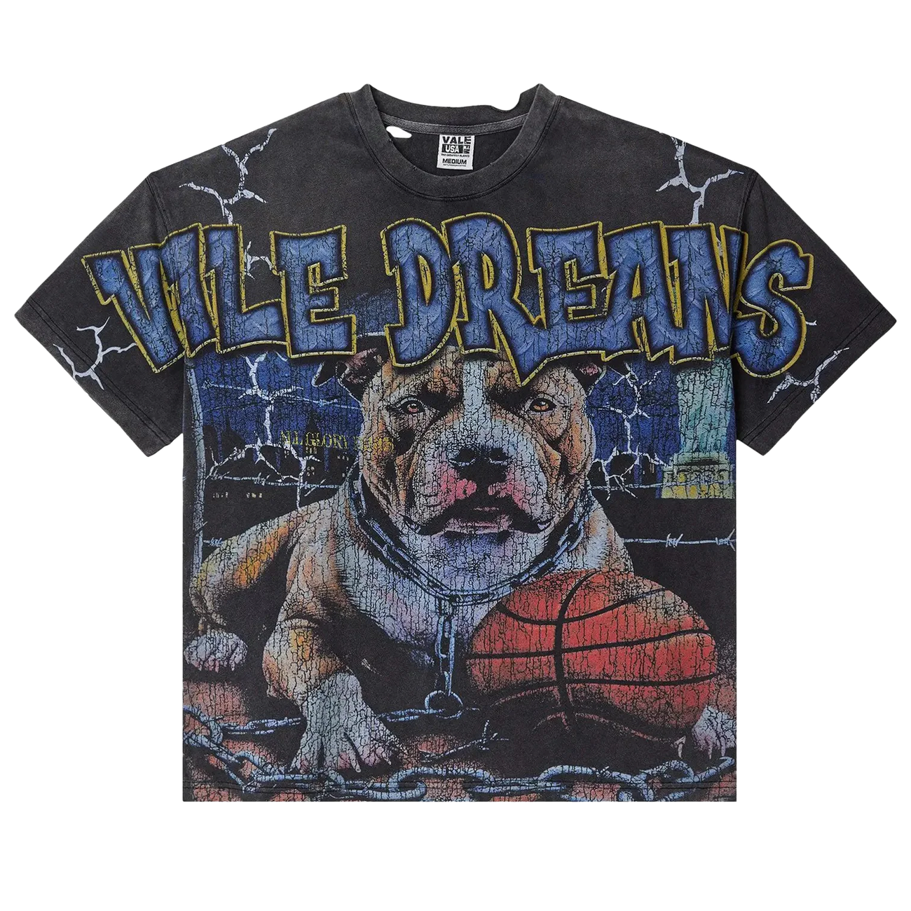 Vale Forever Guard Dog Big Tee Black