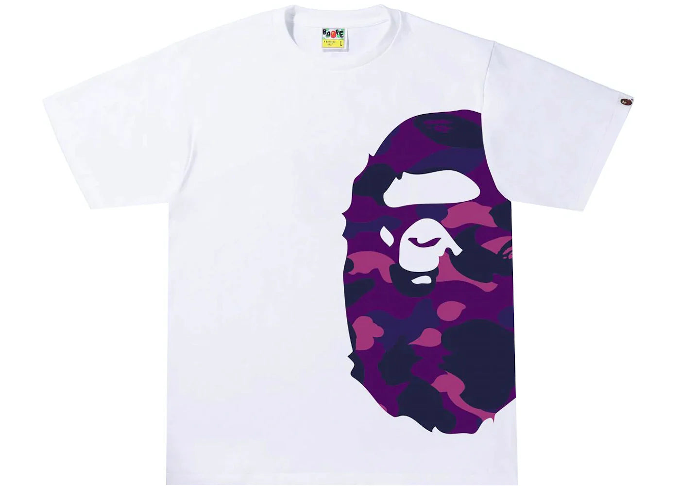 BAPE Color Camo By Bathing Ape Tee White/Purple