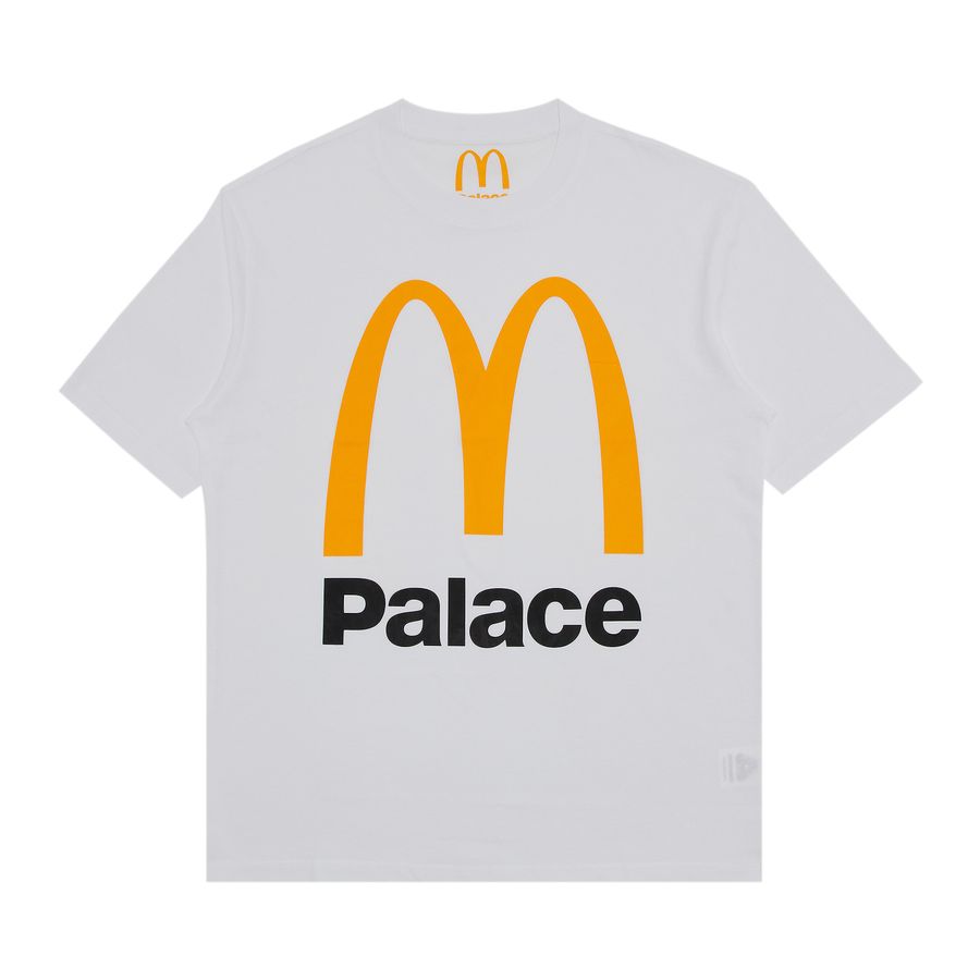 Palace x McDonald's Logo T-shirt white