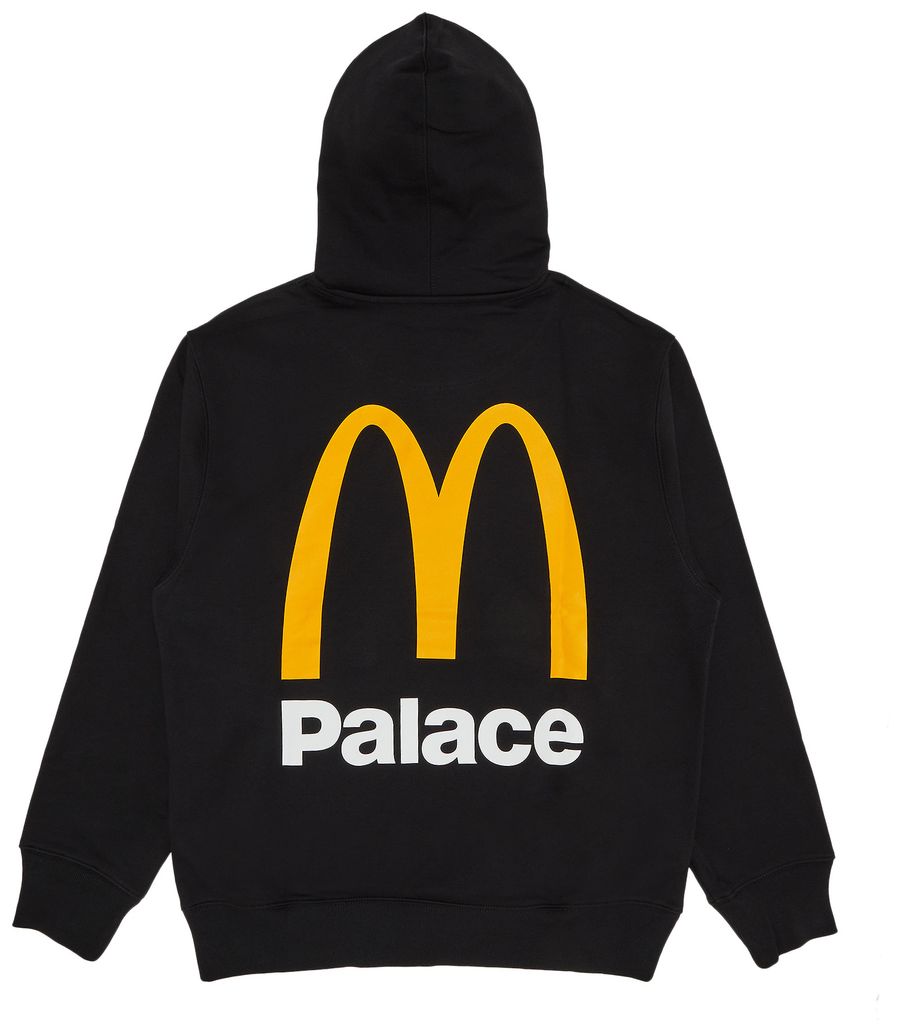 Palace x McDonald's Logo Hood Black