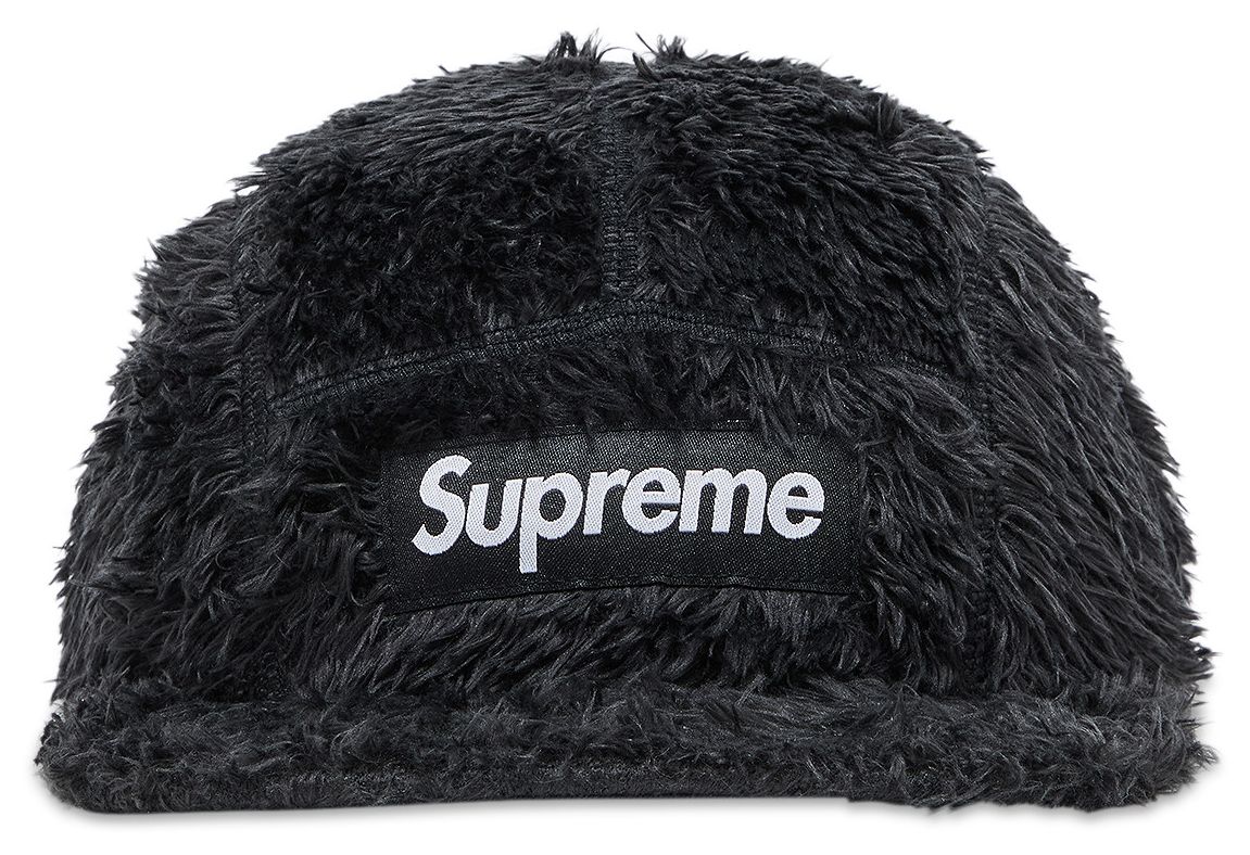Supreme Fuzzy Camp Cap Black (FW24)