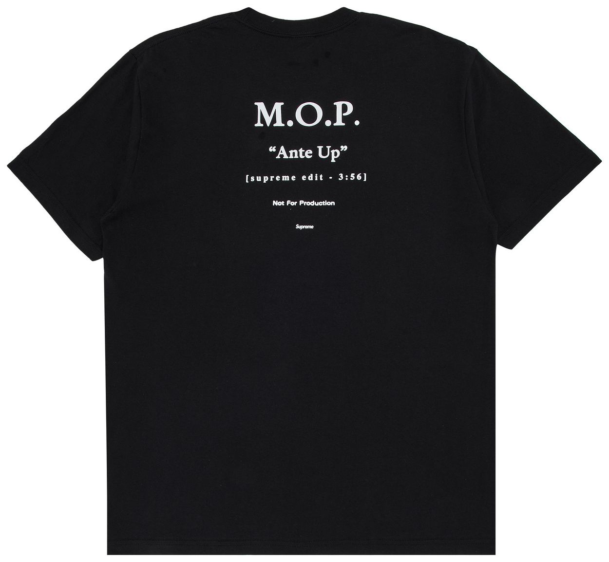 Supreme M.O.P. Tee Black