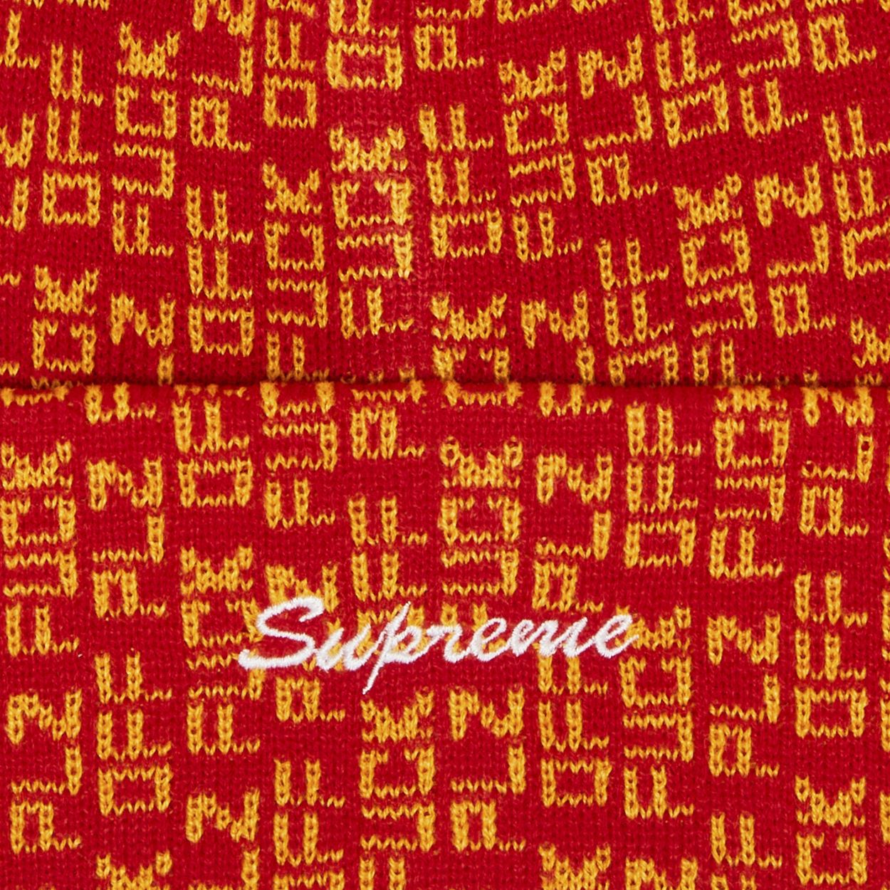 Supreme Fuck Off Beanie Red
