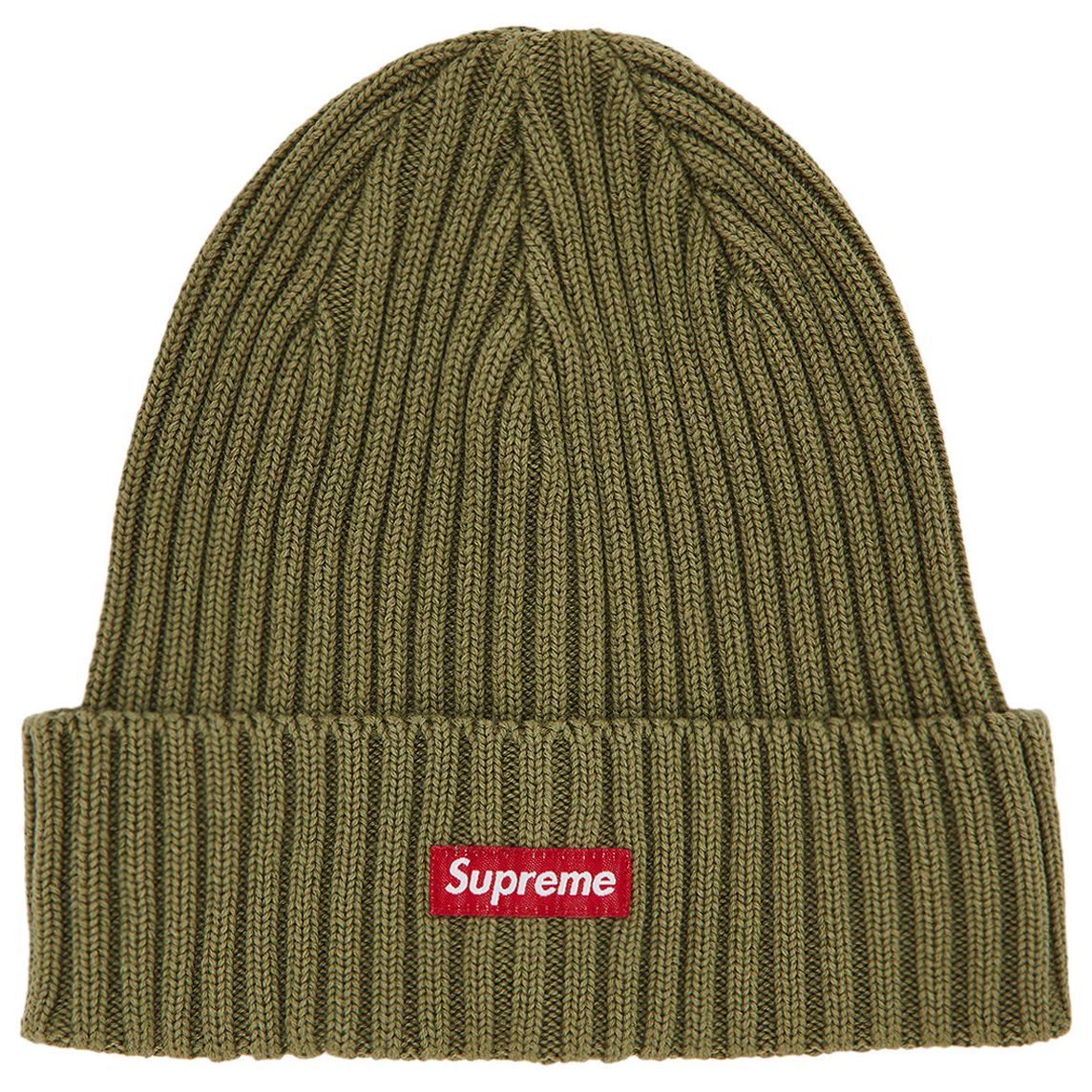 Supreme Overdyed Beanie (SS25) Olive