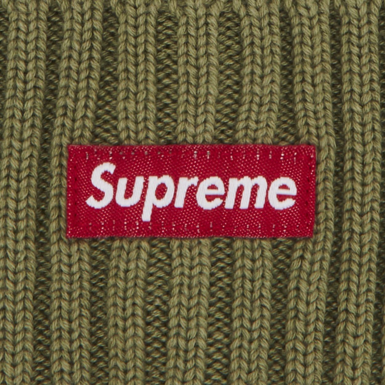 Supreme Overdyed Beanie (SS25) Olive