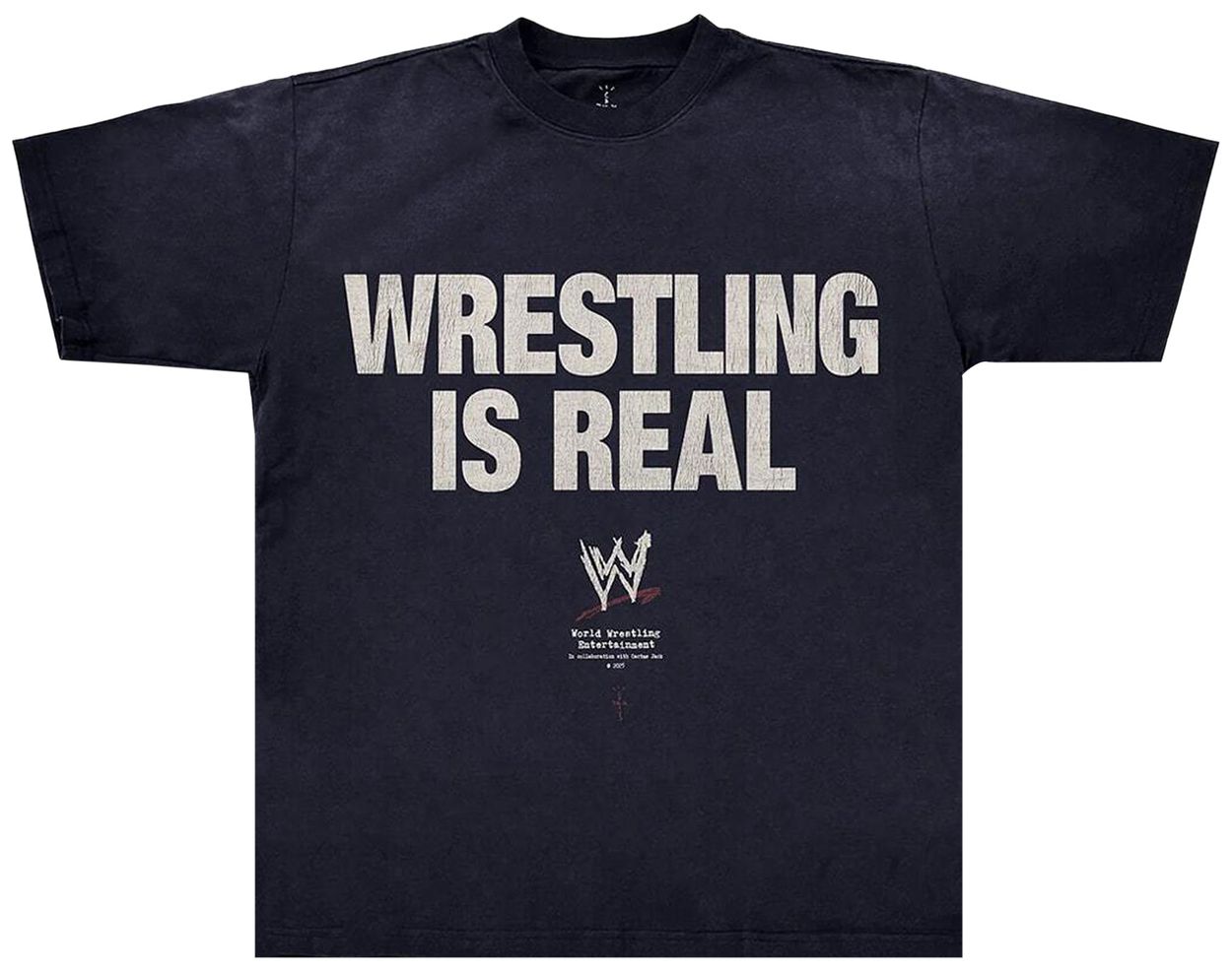 Travis Scott Wrestling Is Real T-Shirt Black